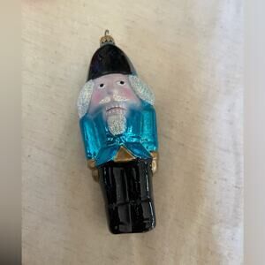 Vintage 90’s Krebs blown glass holiday ornament